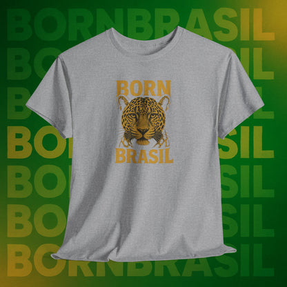 Camiseta Masculina Born Brasil Onça-Pintada Premium