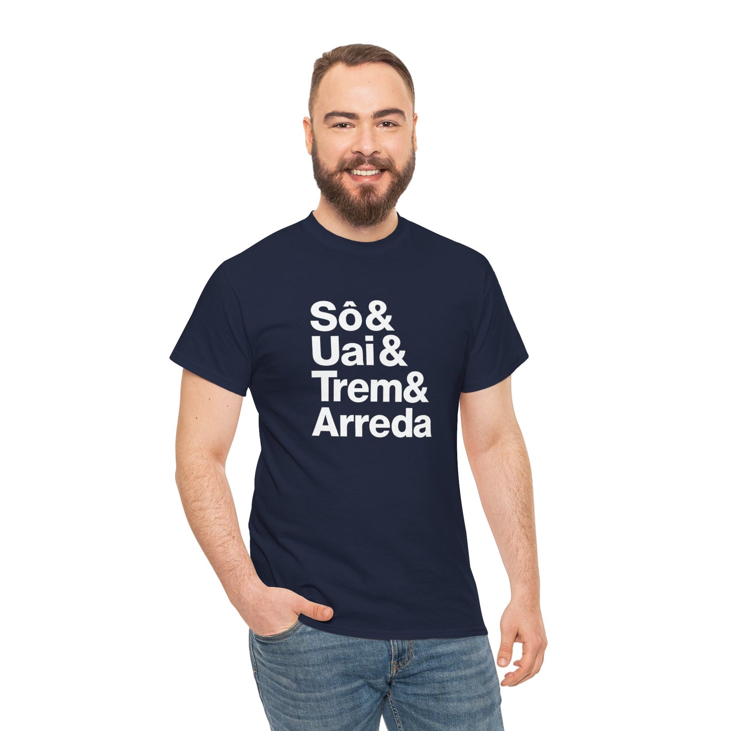 Camiseta Sô & Uai & Trem & Arreda – Cultura Mineira BornBrasil