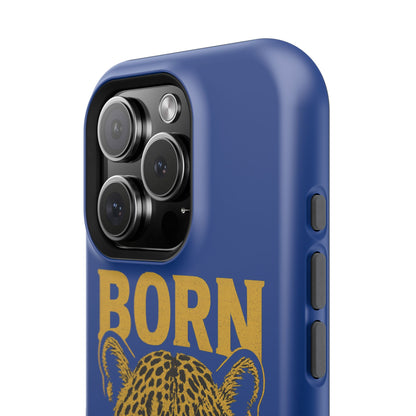 Capinha iPhone Impact-Resistant “Born Brasil Onça” – Proteção Premium do 11 ao 17 Pro Max | BornBrasil