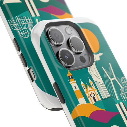 iphone e samsung com imã