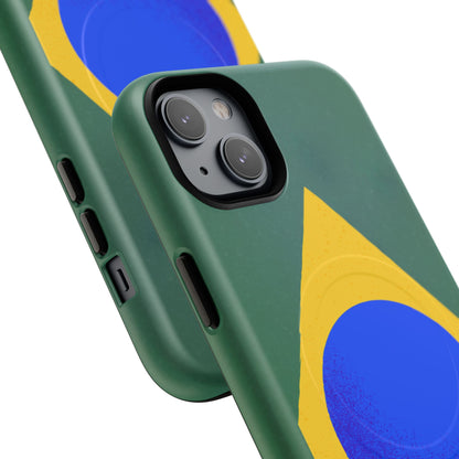 Capa MagSafe iPhone "Bandeira Minimalista" - Case Magnética Premium (iPhone 13 ao 17 Pro Max)