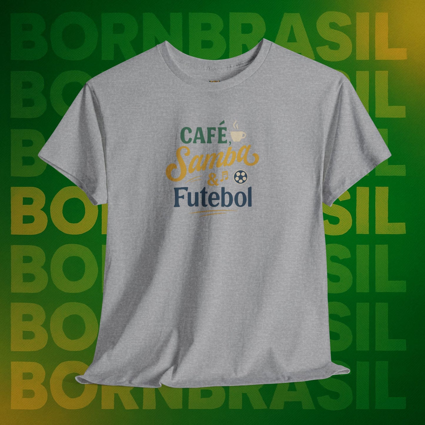 Camiseta Born in Brazil – Orgulho Nacional BornBrasil