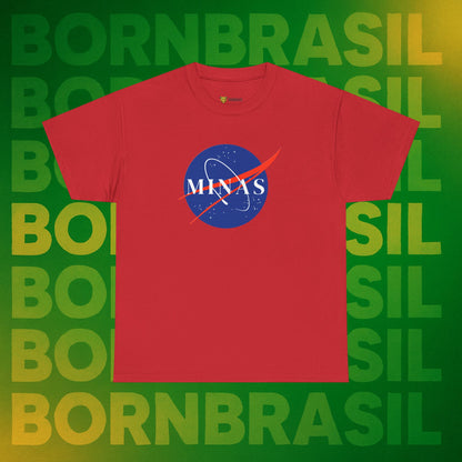 Camiseta Feminina  Minas NASA Parody - Orgulho Mineiro Streetwear