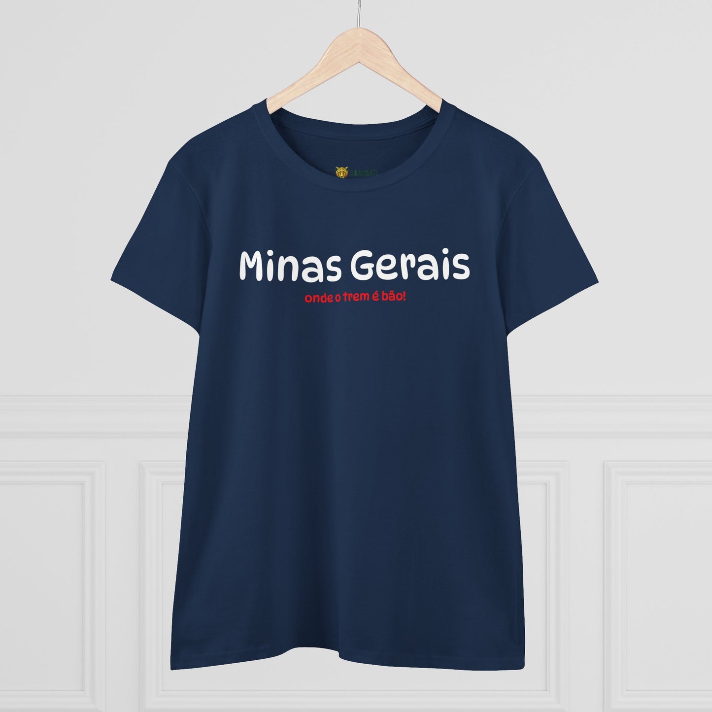 Camiseta Babylook Feminina “Minas Gerais – Onde o Trem é Bão” – Orgulho Mineiro | BornBrasil