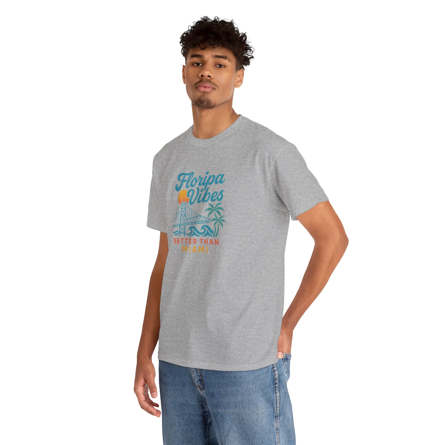 Camiseta Floripa Vibes – Better Than Miami BornBrasil