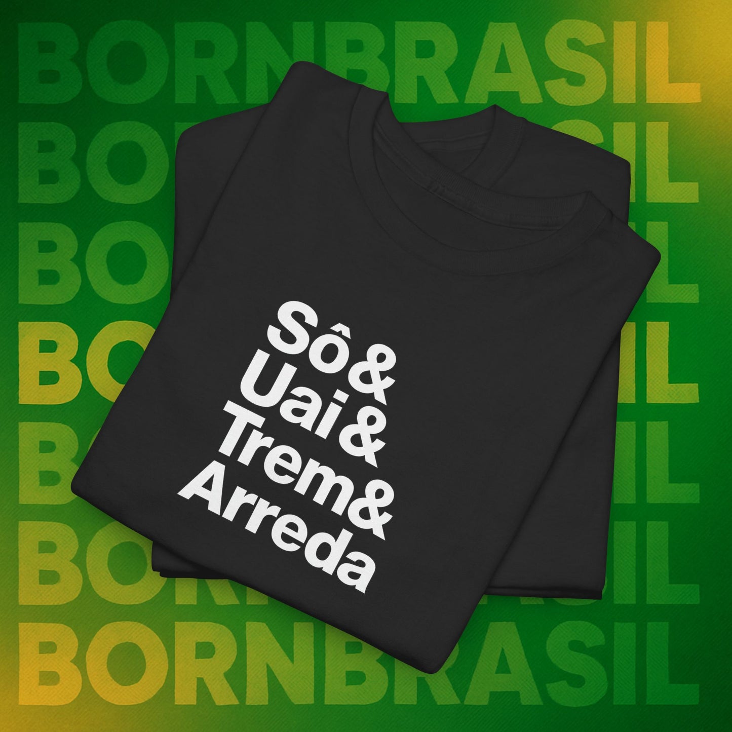 Camiseta Sô & Uai & Trem & Arreda Feminina – Cultura Mineira BornBrasil