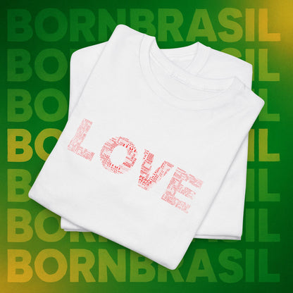 Camiseta Feminina LOVE BRASIL – BornBrasil