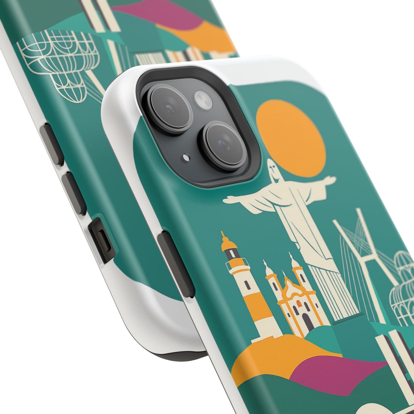 iphone e samsung com imã