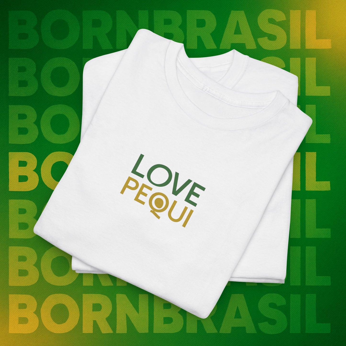 Camiseta Love Pequi – Minimalista Premium BornBrasil