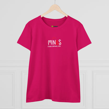 Camiseta Feminina Baby Look Minas é Bão Demais -