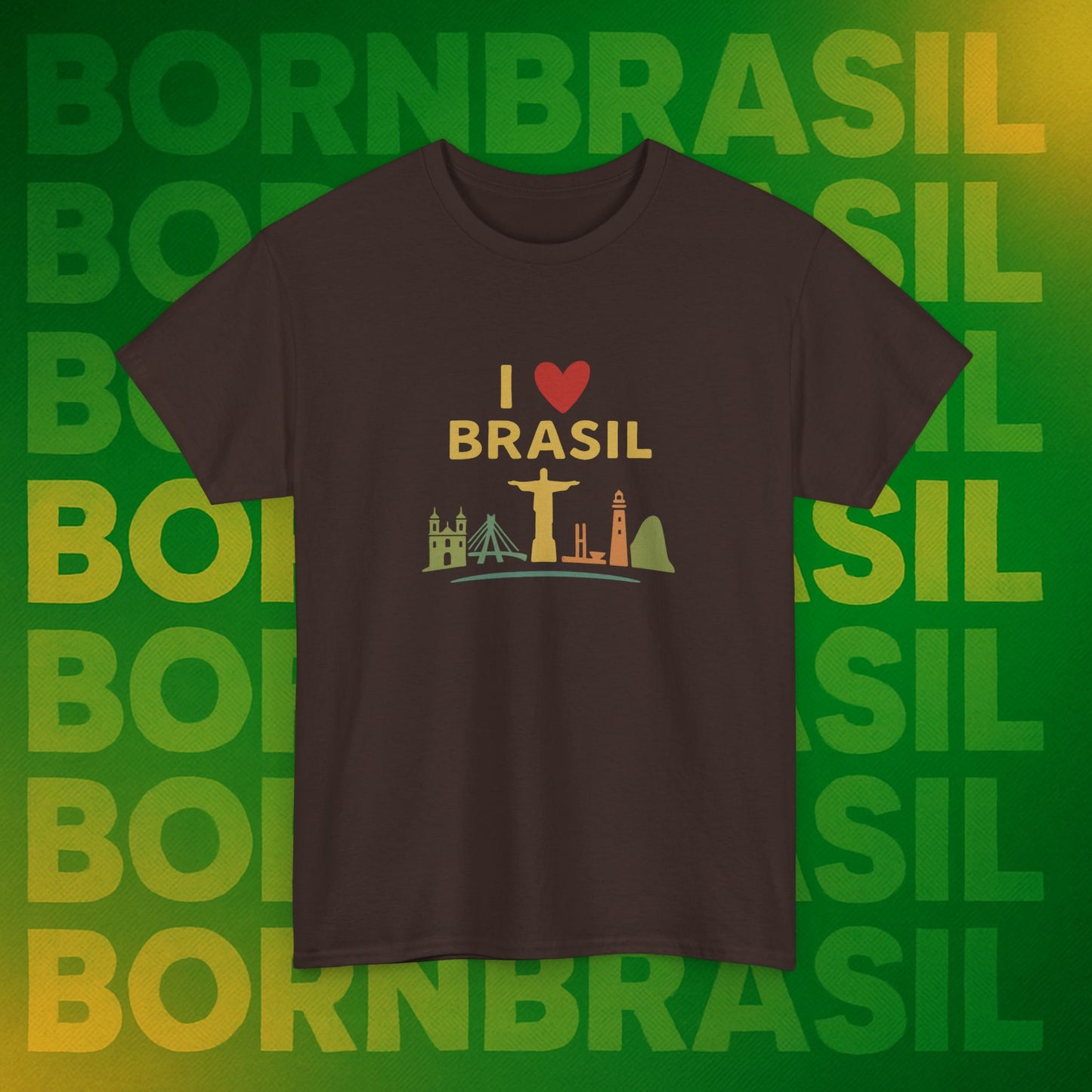 Camiseta I Love Brasil –  BornBrasil