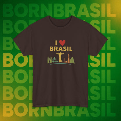 Camiseta I Love Brasil –  BornBrasil