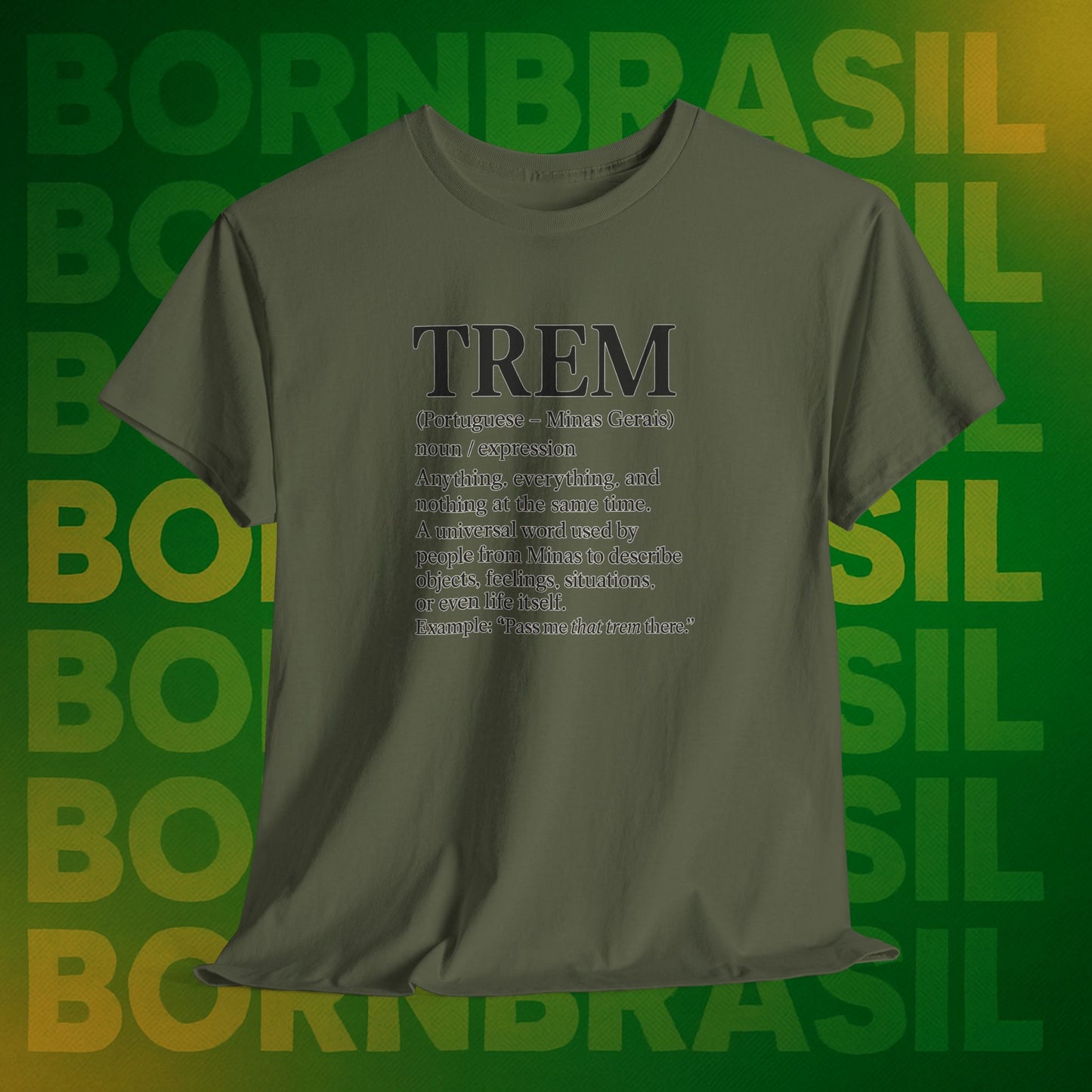 Camiseta Trem Dictionary – BornBrasil Minas Edition