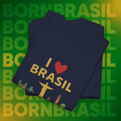 Camiseta I Love Brasil –  BornBrasil