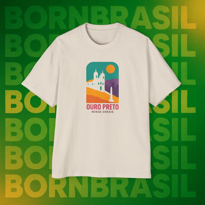 Camiseta Retrô Minas Gerais – Ouro Preto BornBrasil Oversized