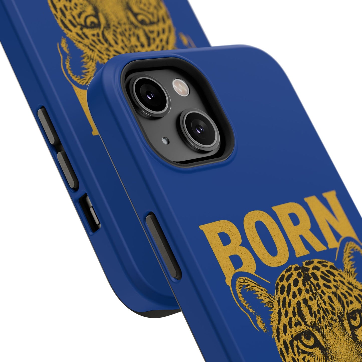 Capinha iPhone Impact-Resistant “Born Brasil Onça” – Proteção Premium do 11 ao 17 Pro Max | BornBrasil