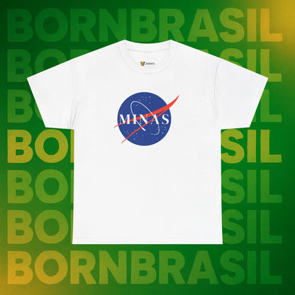 Camiseta Feminina  Minas NASA Parody - Orgulho Mineiro Streetwear