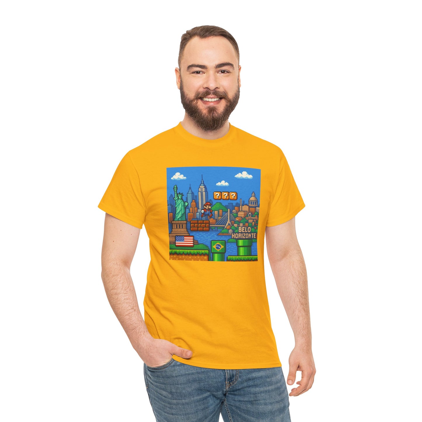 Camiseta De Volta Pro Brasil – Nostalgia Gamer BornBrasil