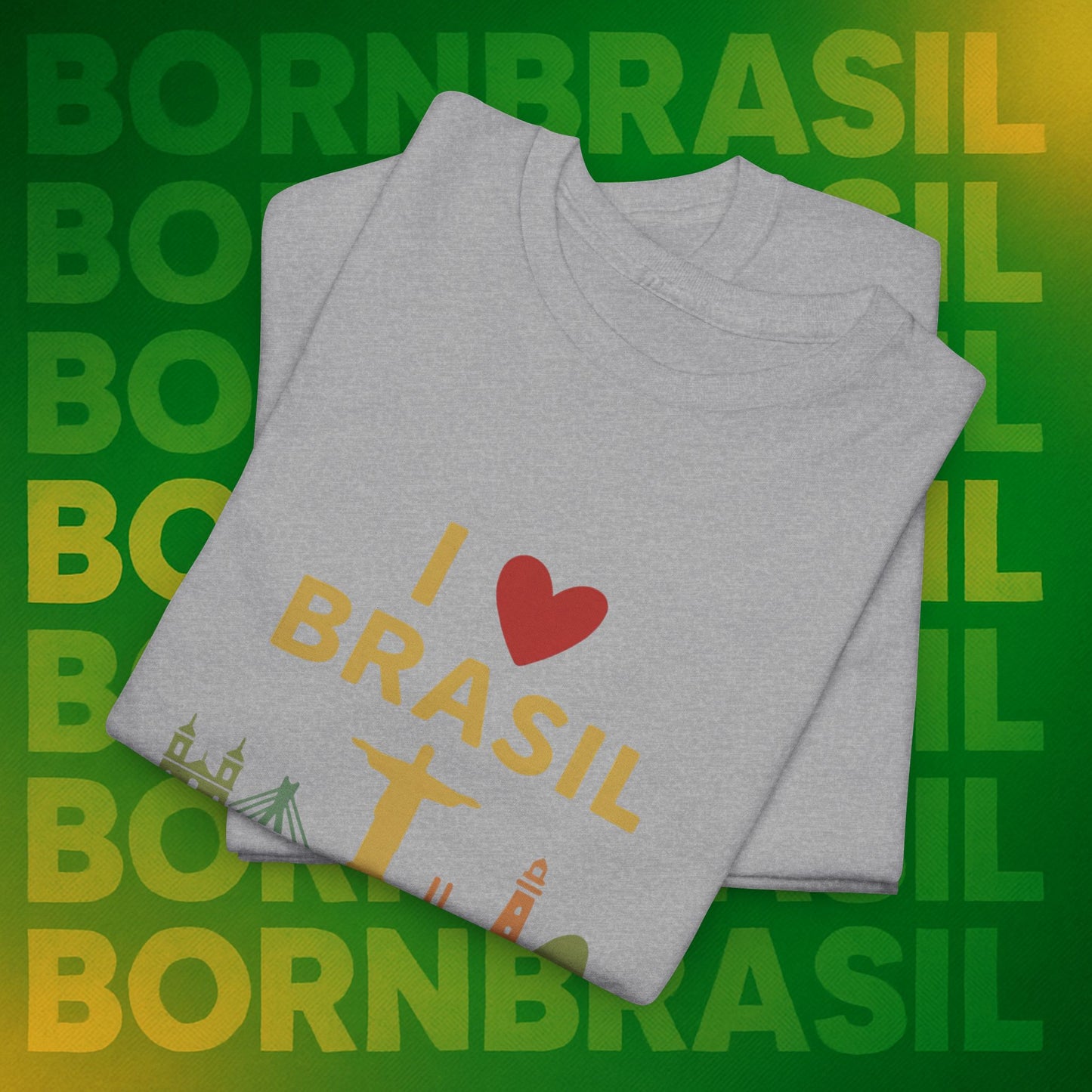 Camiseta I Love Brasil –  BornBrasil
