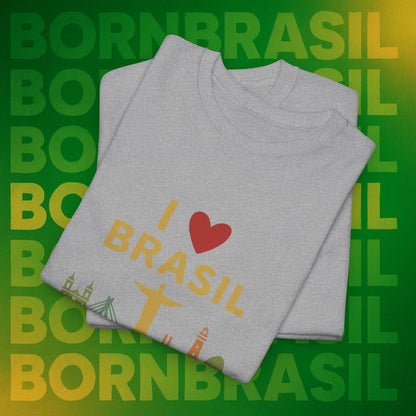 Camiseta I Love Brasil –  BornBrasil