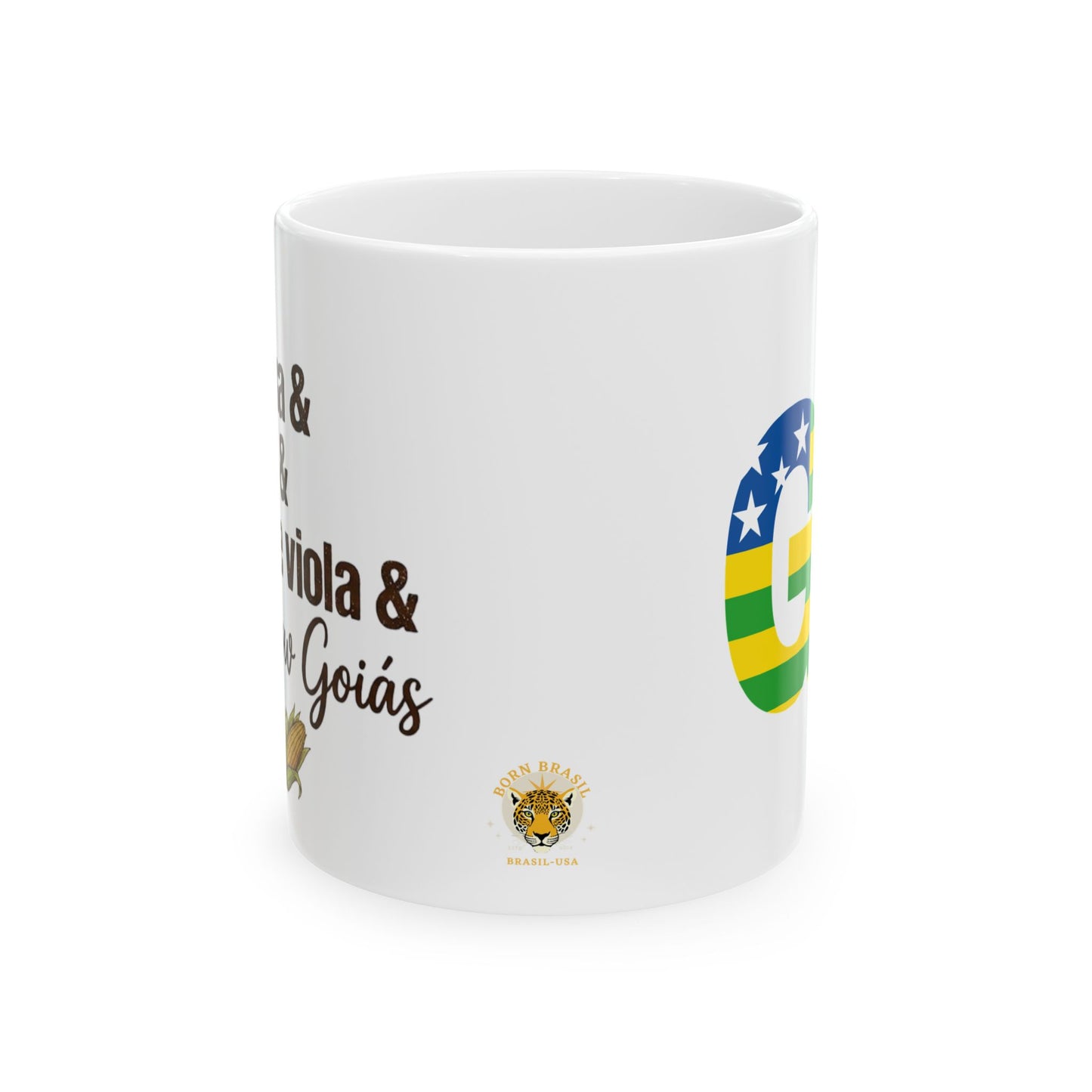 Caneca de Cerâmica "Alma Goiana" – Piqui, Viola & Cafézin