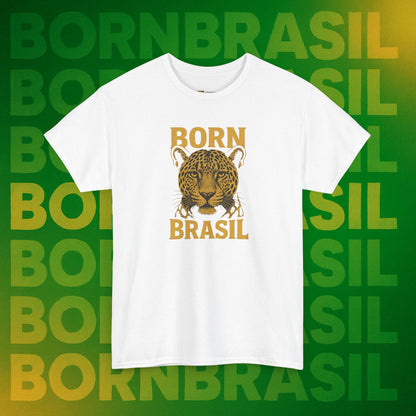 Camiseta Masculina Born Brasil Onça-Pintada Premium