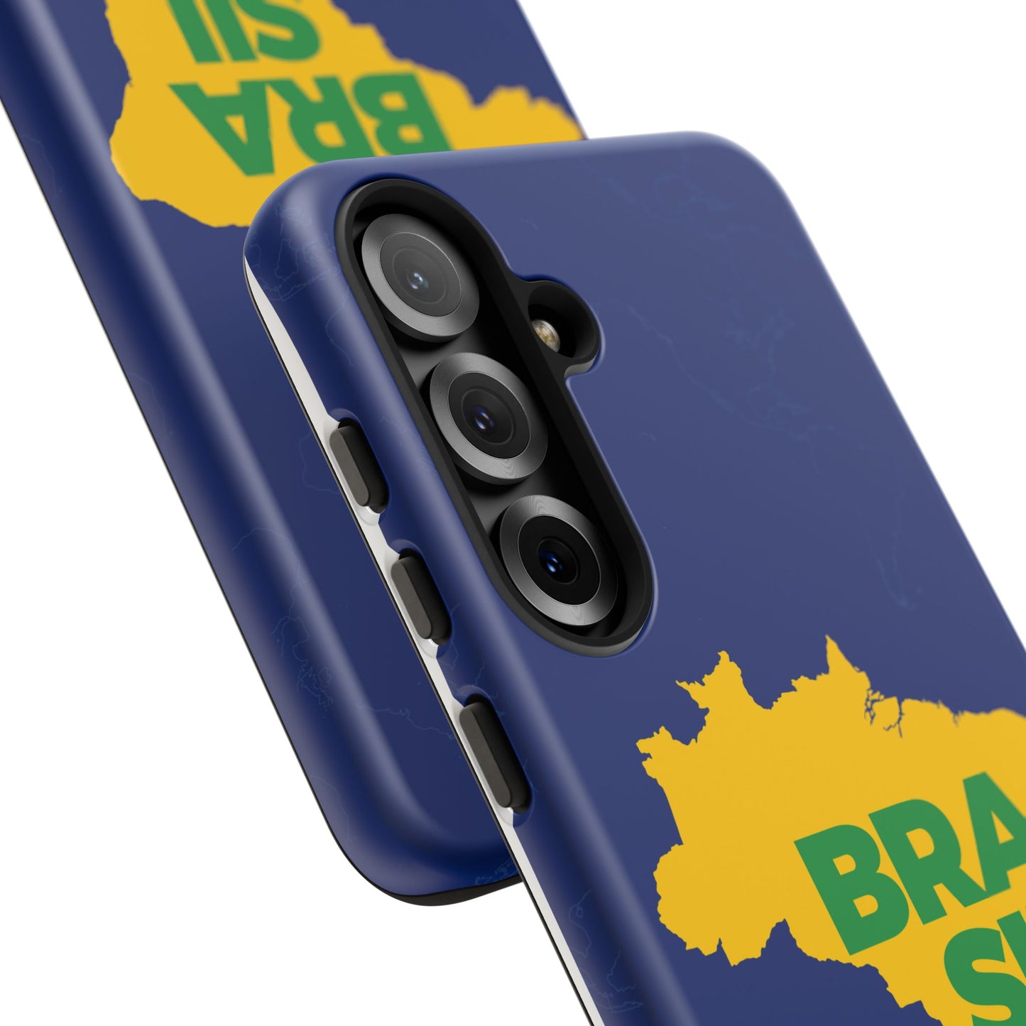 Capinha Samsung Galaxy "BRASIL" Mapa Mundi - Premium de Alta Proteção (S10+ ao S25 Ultra)