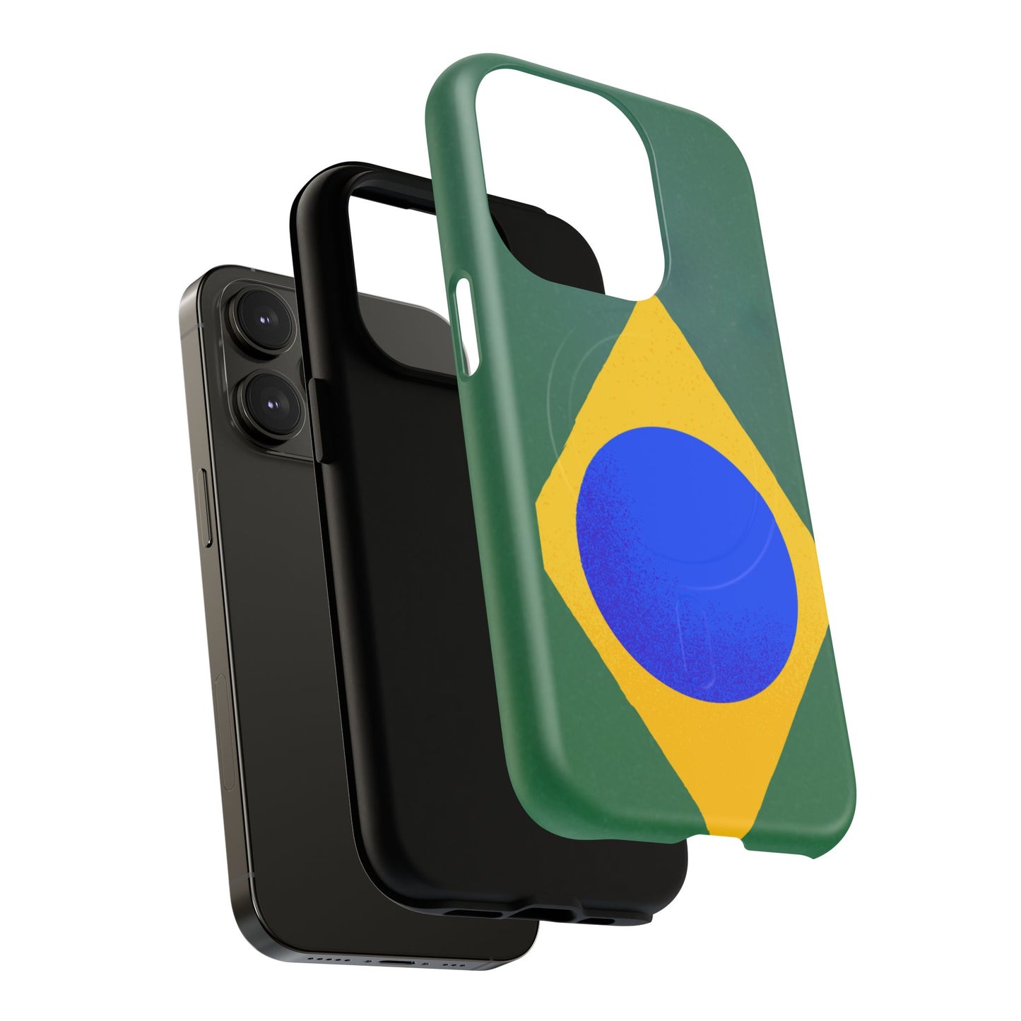 Capa MagSafe iPhone "Bandeira Minimalista" - Case Magnética Premium (iPhone 13 ao 17 Pro Max)