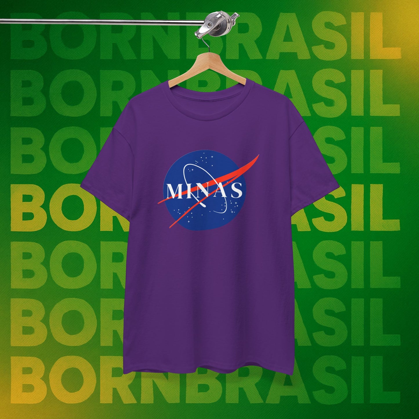 Camiseta Feminina  Minas NASA Parody - Orgulho Mineiro Streetwear