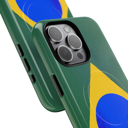 Capa MagSafe iPhone "Bandeira Minimalista" - Case Magnética Premium (iPhone 13 ao 17 Pro Max)