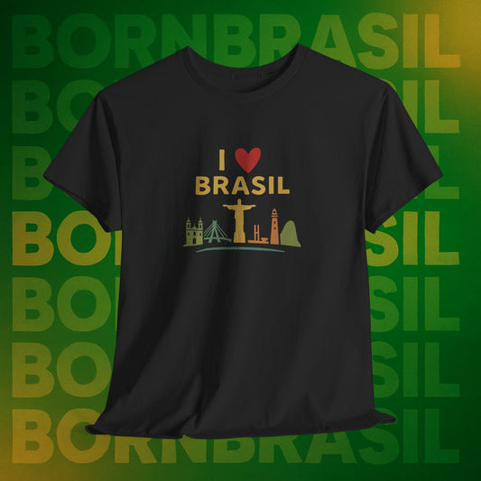 Camiseta I Love Brasil –  BornBrasil