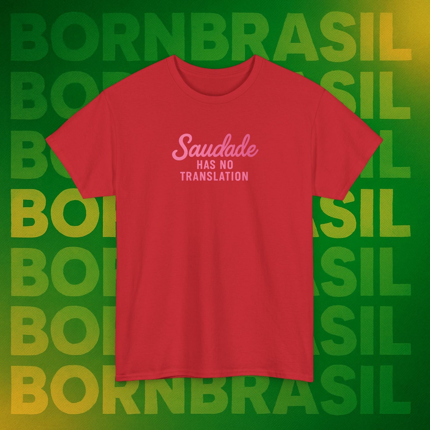Camiseta Saudade Has No Translation – Moda Brasileira Feminina