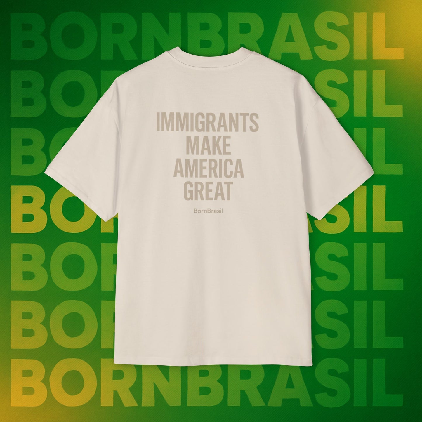 Camiseta Oversized Immigrants Make America Great – BornBrasil