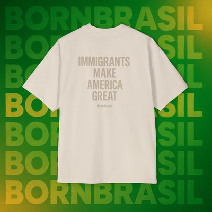 Camiseta Oversized Immigrants Make America Great – BornBrasil