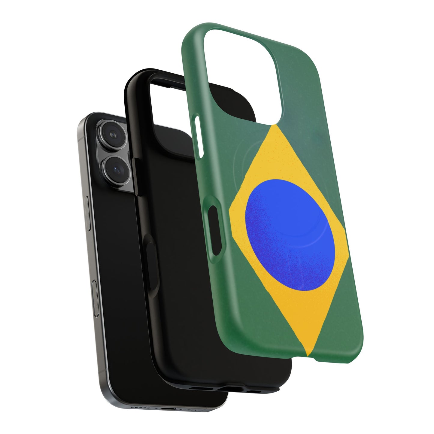 Capa MagSafe iPhone "Bandeira Minimalista" - Case Magnética Premium (iPhone 13 ao 17 Pro Max)
