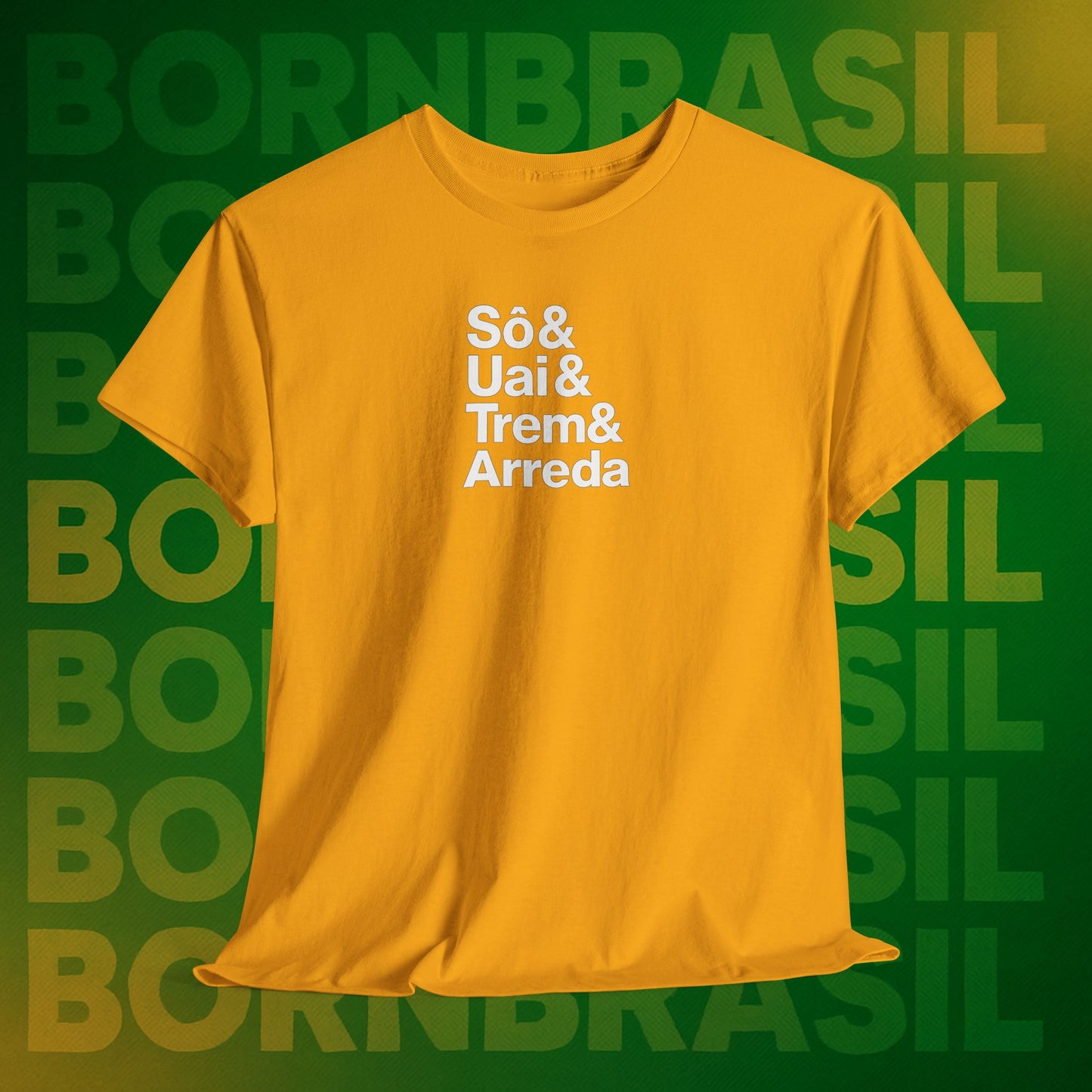 Camiseta Sô & Uai & Trem & Arreda Feminina – Cultura Mineira BornBrasil