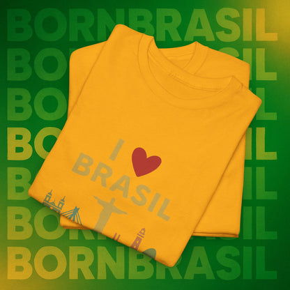 Camiseta I Love Brasil –  BornBrasil