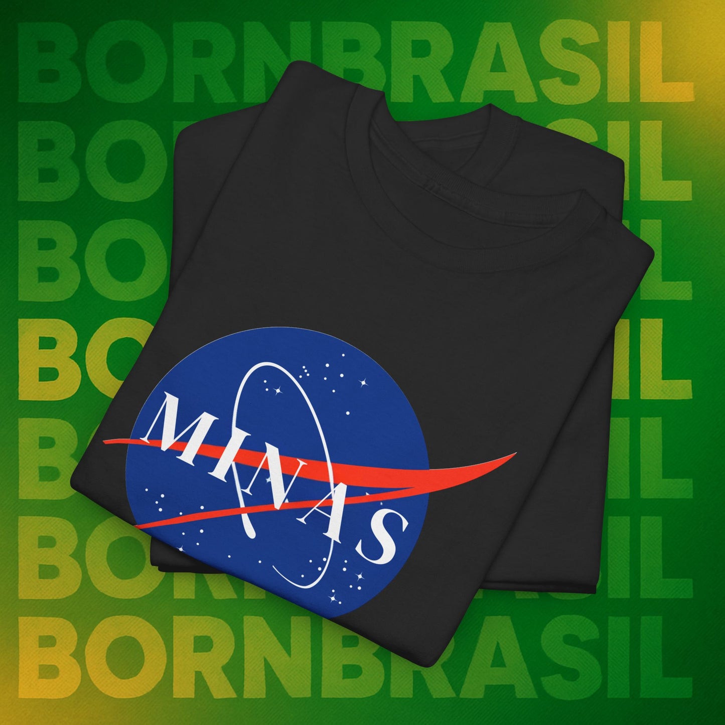 Camiseta Feminina  Minas NASA Parody - Orgulho Mineiro Streetwear