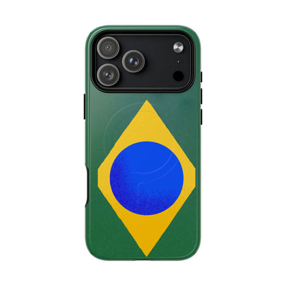 Capa MagSafe iPhone "Bandeira Minimalista" - Case Magnética Premium (iPhone 13 ao 17 Pro Max)