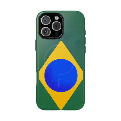 Capa MagSafe iPhone "Bandeira Minimalista" - Case Magnética Premium (iPhone 13 ao 17 Pro Max)
