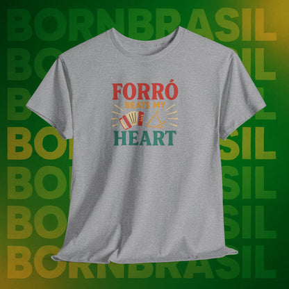 Camiseta Forró Beats My Heart – Cultura Nordestina BornBrasil