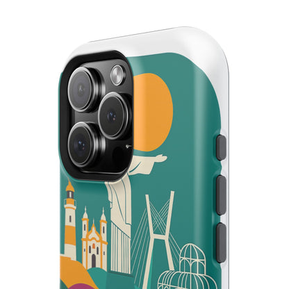 iphone e samsung com imã