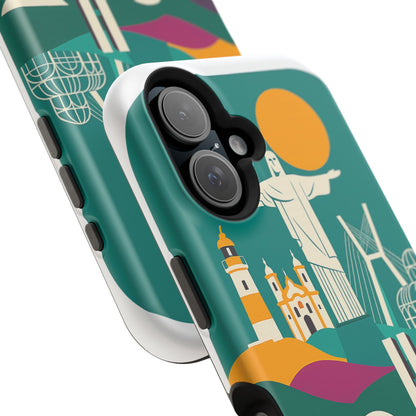 iphone e samsung com imã