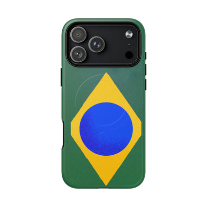 Capa MagSafe iPhone "Bandeira Minimalista" - Case Magnética Premium (iPhone 13 ao 17 Pro Max)