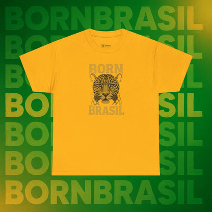 Camiseta Masculina Born Brasil Onça-Pintada Premium