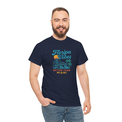 Camiseta Floripa Vibes – Better Than Miami BornBrasil