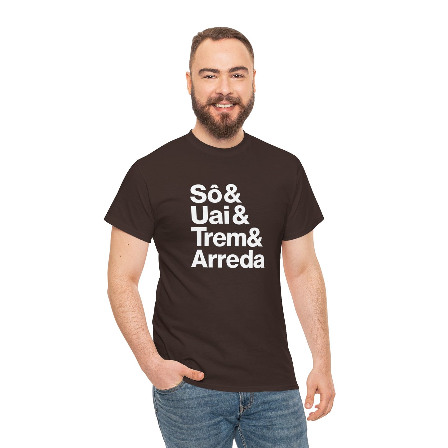 Camiseta Sô & Uai & Trem & Arreda – Cultura Mineira BornBrasil