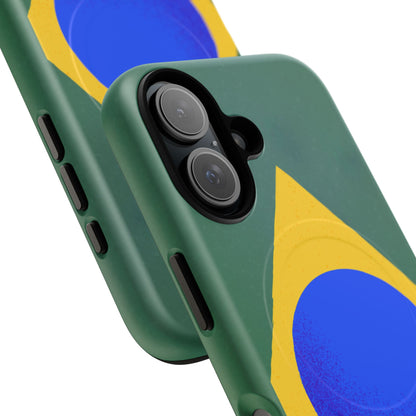 Capa MagSafe iPhone "Bandeira Minimalista" - Case Magnética Premium (iPhone 13 ao 17 Pro Max)