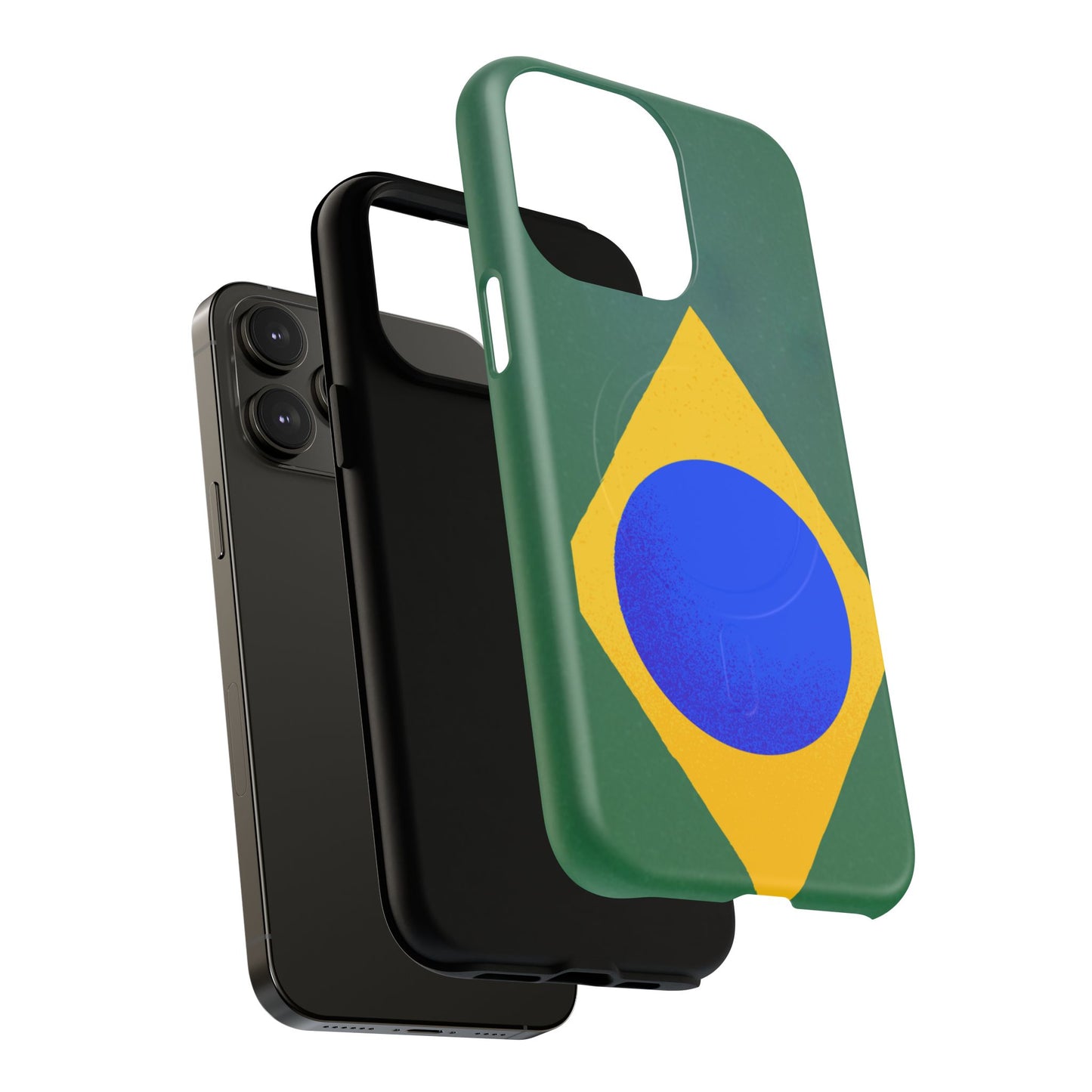 Capa MagSafe iPhone "Bandeira Minimalista" - Case Magnética Premium (iPhone 13 ao 17 Pro Max)
