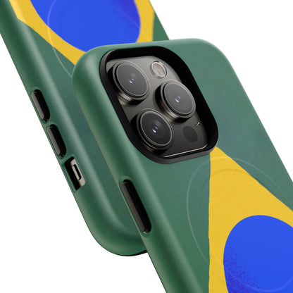 Capa MagSafe iPhone "Bandeira Minimalista" - Case Magnética Premium (iPhone 13 ao 17 Pro Max)